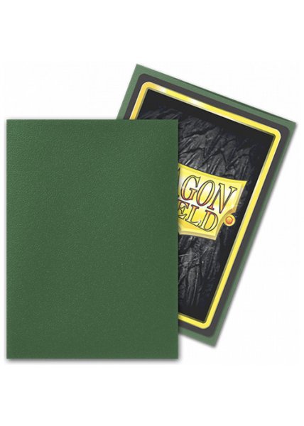 Dragon Shield Sleeves: Matte Forest Green Sleeves (Box of 100)